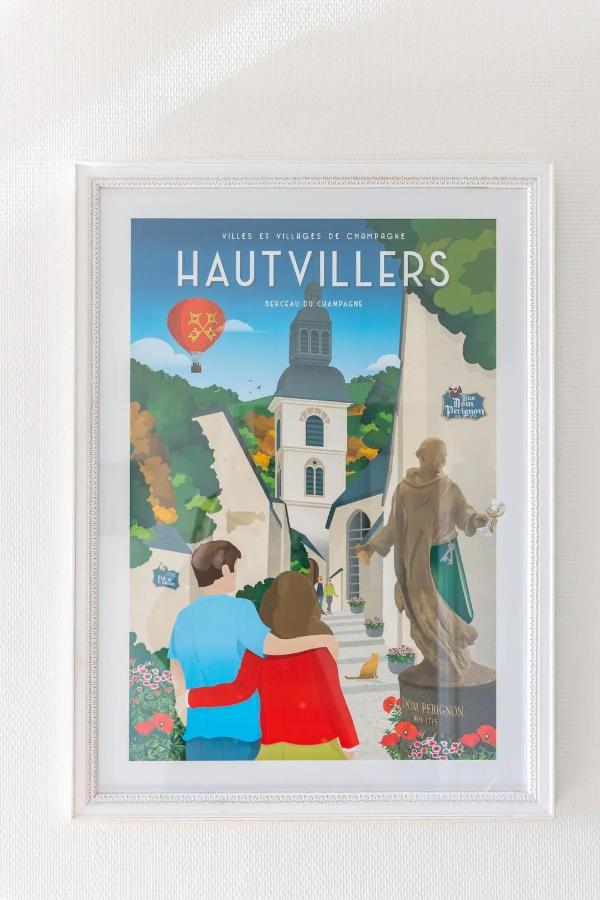 Superbe Studio 'Chardonnay' Avec Vue Sur La Vallee Hautvillers Exterior photo